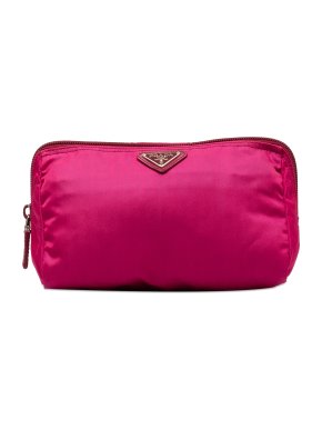 Prada Pink Nylon Pouch