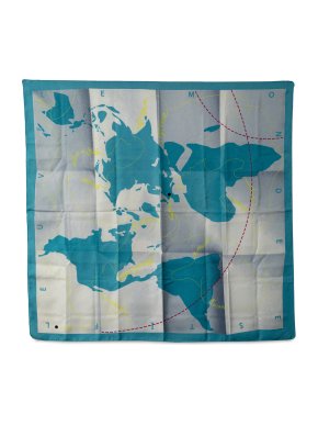 Hermes 'Le Monde Est Une Fleuve' Silk Scarf