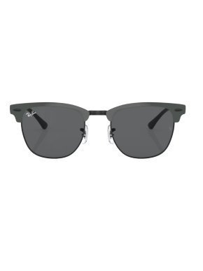 Ray Ban Black Unisex Clubmaster Metal Sunglasses