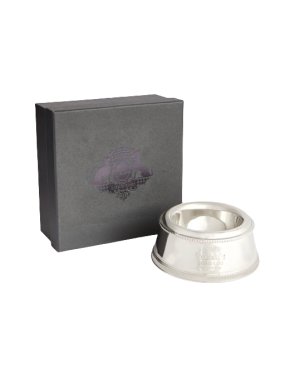 Lord Lou Silver-plated Riva Pet Bowl
