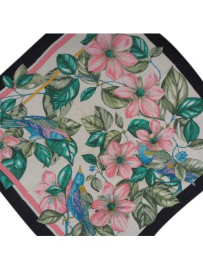 Dior Floral Printed Silk Scarf