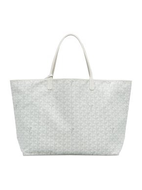 Goyard White Goyardine Saint Louis GM