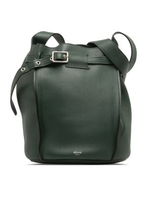 Celine Forrest Green Big Bag Bucket