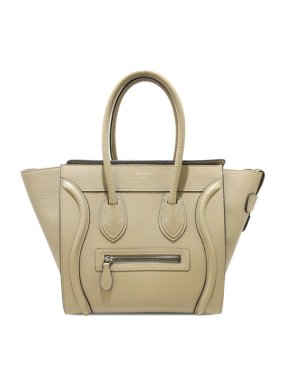 Celine Beige Micro Luggage Tote