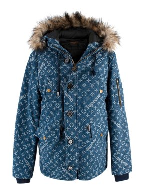 Louis Vuitton x Supreme Denim Monogram Parka