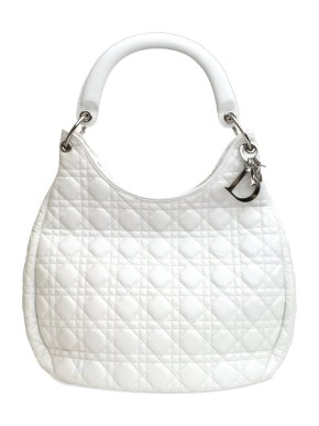 Dior White Lady Dior Hobo Bag