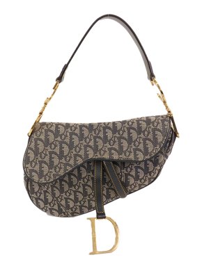 Dior Oblique Canvas Saddle Bag