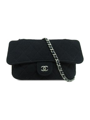 Chanel Black Canvas Graffiti Foldable Shopping Tote