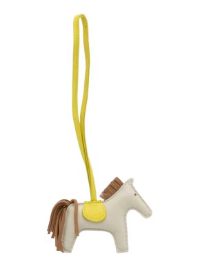 Hermes Leather Grigri Rodeo Bag Charm TPM