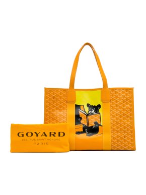 Yellow Coated Canvas Goyardine Villette MM