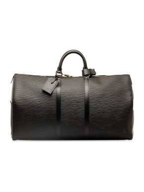 Louis Vuitton Black Epi Keepall 55