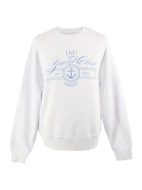 Stanley/Stella JM.C Yacht Club White Crew Neck Jumper