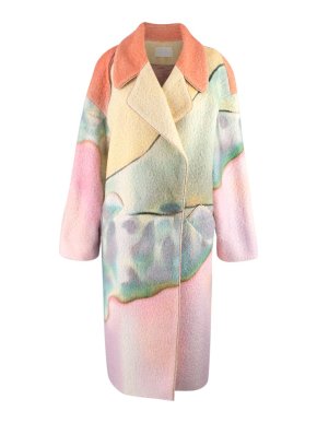 Peter Pilotto Pastel Printed Shell Coat