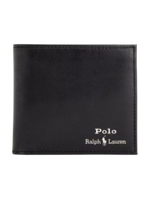 Polo Ralph Lauren Logo-embossed Billfold Leather Wallet