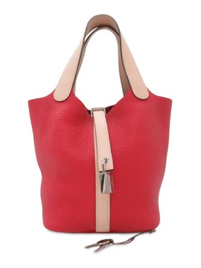 Hermes Bicolor Swift and Clemence Picotin Lock 18 PM