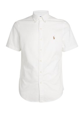 Polo Ralph Lauren White Slim Fit Oxford Shirt