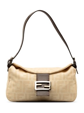 Fendi Beige Zucca Shoulder Bag