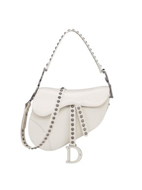 Dior Studded Leather Saddle Bag