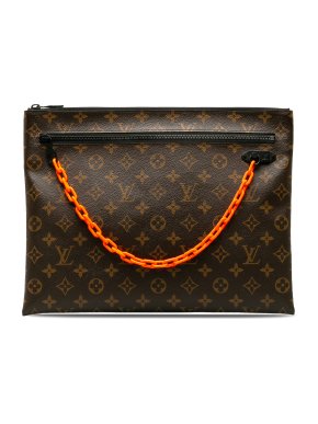 Louis Vuitton Brown Monogram Solar Ray A4 Pochette