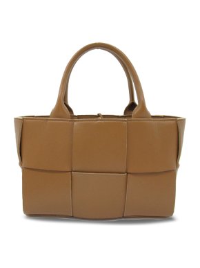 Bottega Veneta Caramel Mini Intrecciato Arco Tote