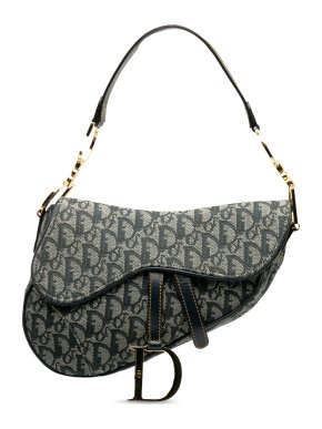 Dior Oblique Canvas Saddle Bag