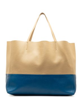 Celine Horizontal Bicolor Cabas Tote Bag