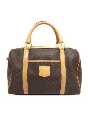 Celine Coated Canvas Macadam Boston