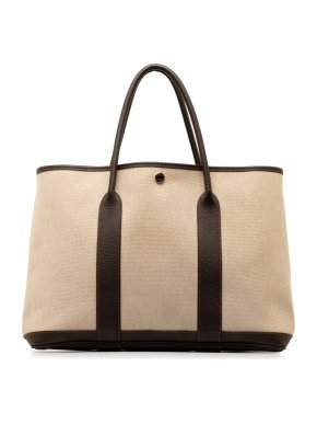 Hermes Garden Party 36 in Toile and Negonda