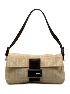 Fendi Zucca Canvas Baguette