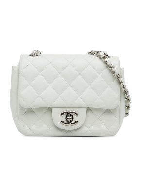 Chanel Mini Classic Caviar Square Single Flap Bag