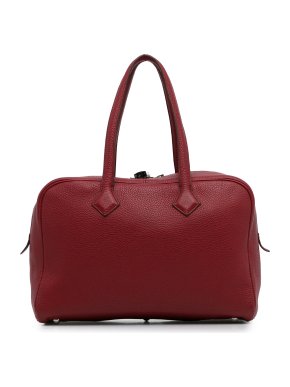 Hermes Red Clemence Victoria II 35