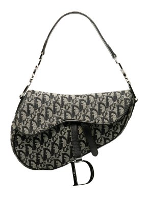 Dior Oblique Canvas Saddle Bag