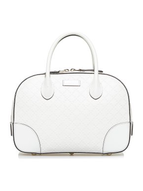 Gucci White Diamante Bright Bag