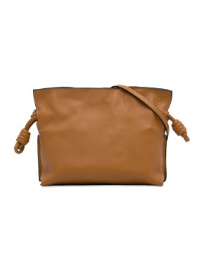 Loewe Camel Mini Flamenco Knot Crossbody Bag