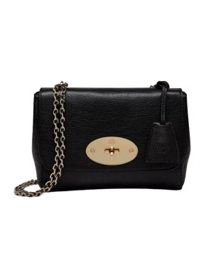 Mulberry Lily Black Glossy Goat Bag