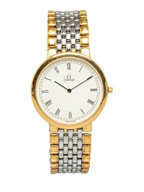 Omega Quartz Stainless Steel De Ville Prestige Watch