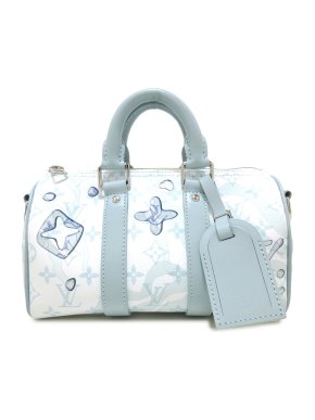 Louis Vuitton Monogram Aquagarden Keepall Bandouliere 25
