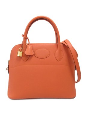 Hermes Bolide 31 in Feu Epsom Leather