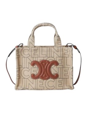 Celine Logo Print Small Cabas Thais Bag
