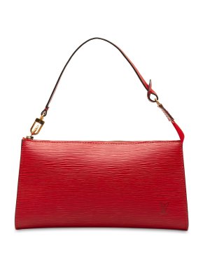 Louis Vuitton Red Epi Pochette Accessoires