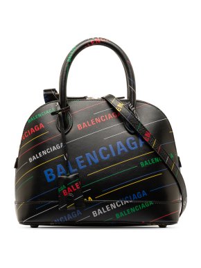Balenciaga Logo Ville S Top Handle Bag