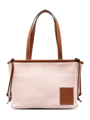 Loewe Pale Pink Small Canvas Cushion Tote