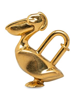 Hermes Pelican Cadena Lock Charm