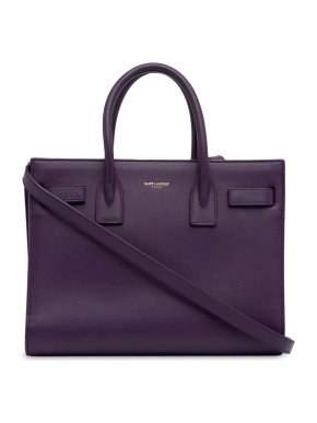 Saint Laurent Purple Baby Sac de Jour