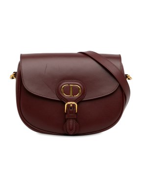 Dior Burgundy Medium Bobby Crossbody Bag