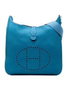 Hermes Blue Clemence Evelyne II TGM