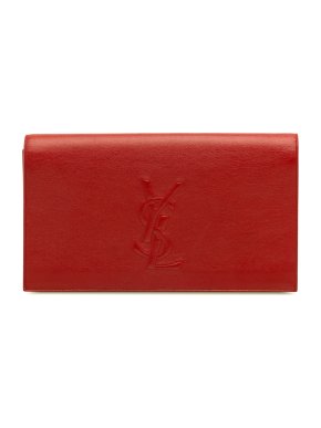 Saint Laurent Red Belle De Jour Clutch