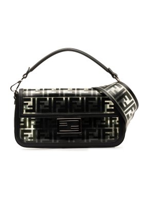 Fendi Medium Zucca PVC Baguette Bag