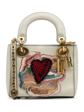 Dior Cream Limited Edition Mini Lady DiorAmour Lady Dior