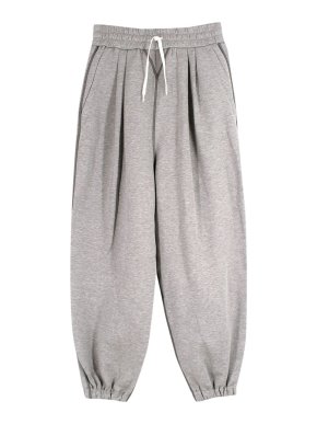 Miu Miu Grey Contrast Stitch Sweatpants